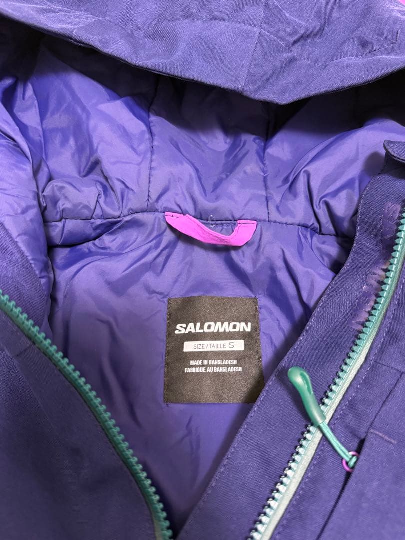 【美品】SALOMON サロモン スノボ スキー ウェア Sサイズ