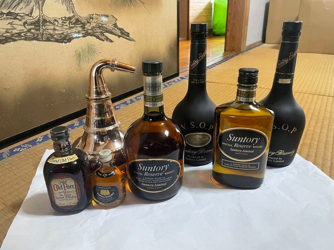 ウィスキー、ブランデー　7本セット
