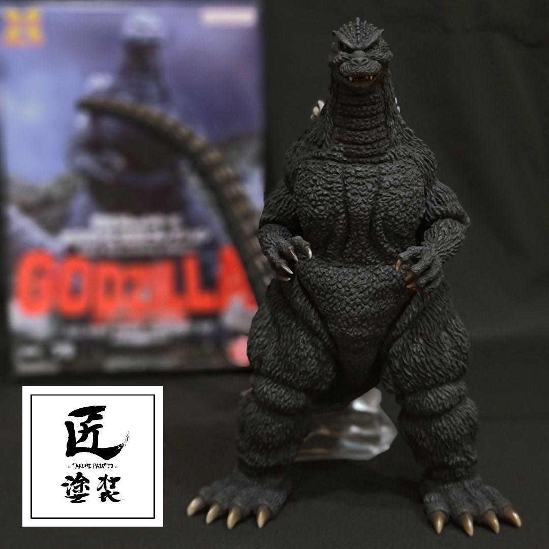 【塗装完成品】東宝30cmシリーズ 酒井ゆうじ造形 ゴジラ (1992)丹沢進撃