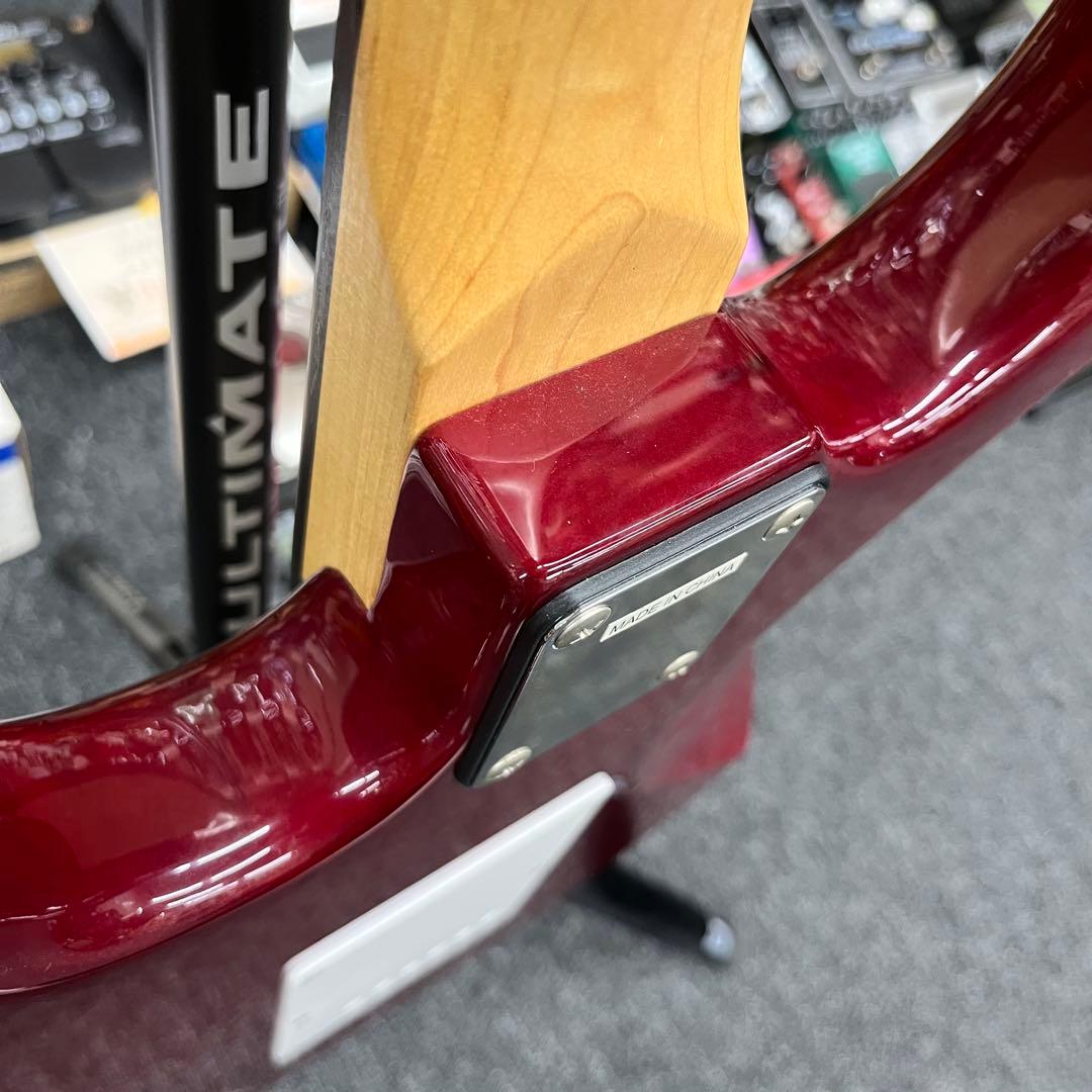 【11423】 BUSKER'S ストラトキャスタータイプ キルテ レッド