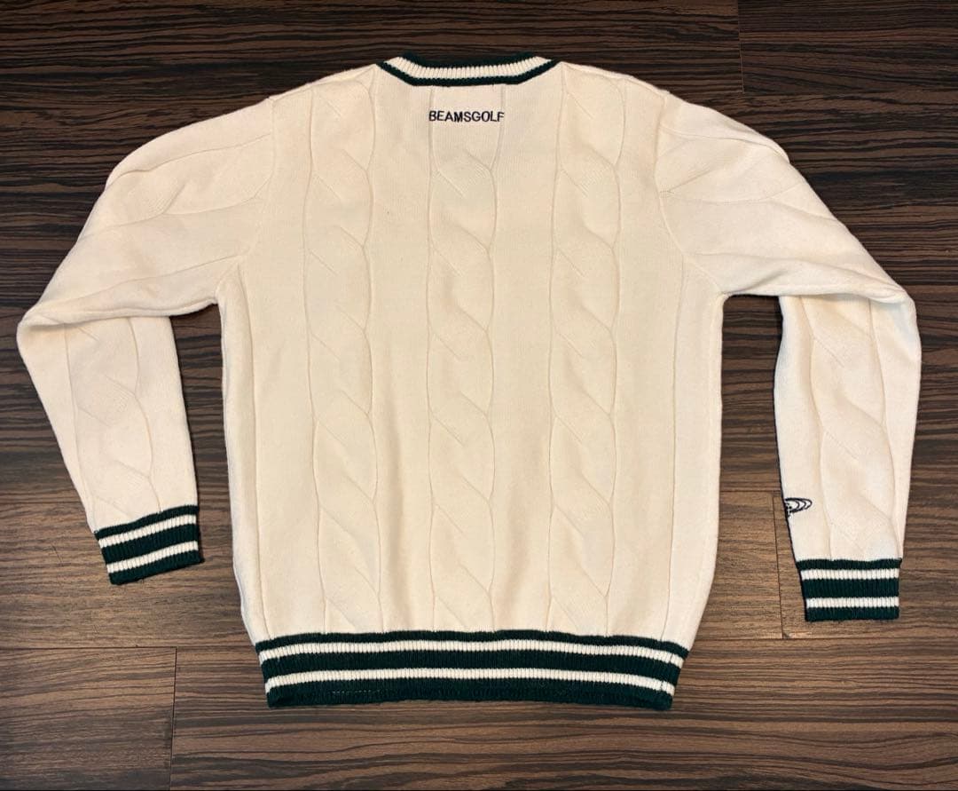 BEAMS GOLF Vネック ニット　メンズLサイズ