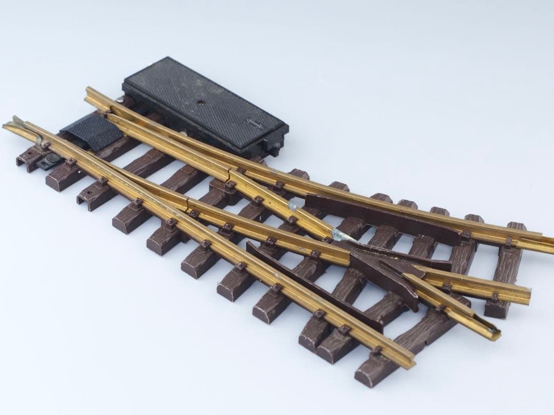 Gゲージ 鉄道模型 LGB LEHMANN レーマン 電動ポイント 左