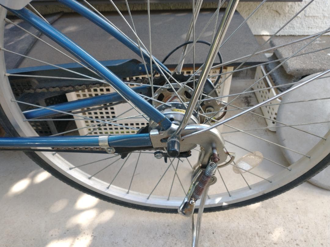 【柏市引取限定】ママチャリ 26インチ 鍵/オートライト/6段変速付(アサヒ)