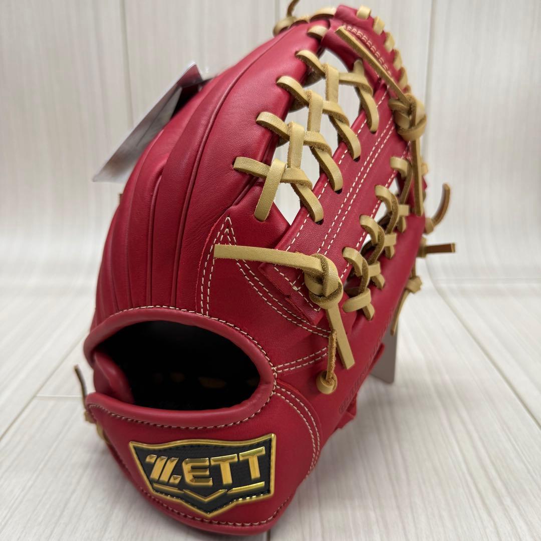 ZETT　ゼット　少年軟式グランドヒーロー　オールラウンド用　レッド　右投げ