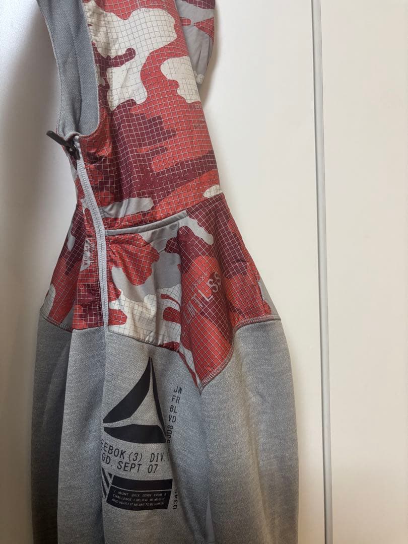 リーボックジャージ上下　赤迷彩　堀口恭司選手着用モデル