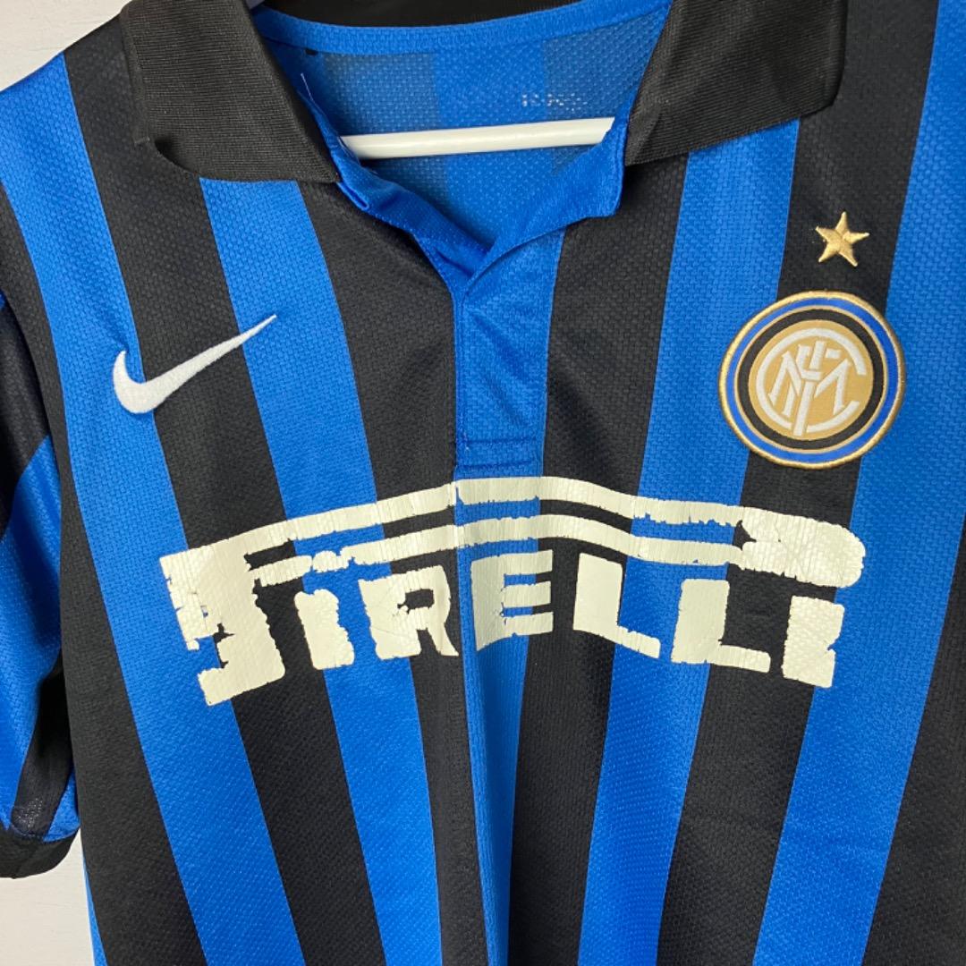 フォルラン インテル 襟付き ユニフォーム ゲームシャツ サッカーシャツ