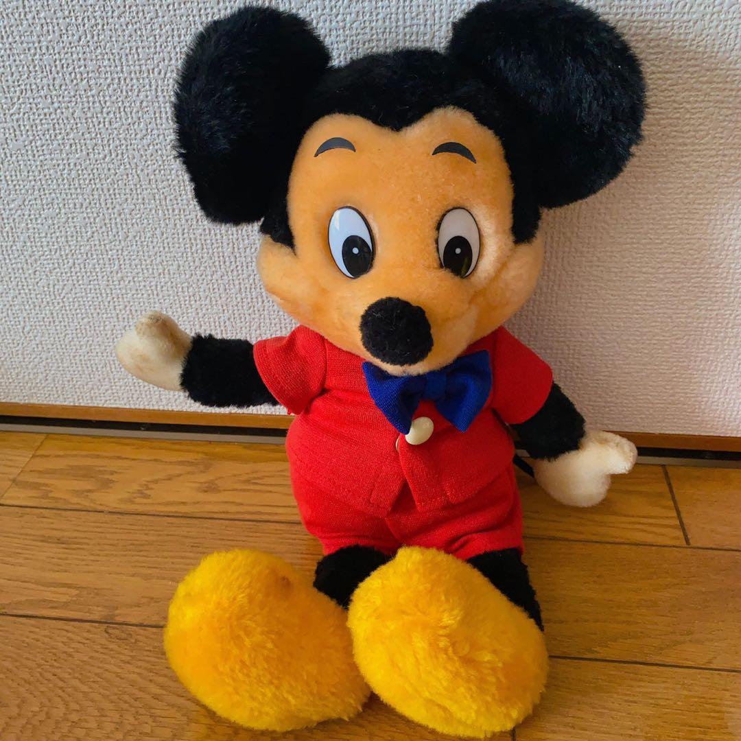 【レア】昭和レトロ ミッキー＆ミニー ディズニー ぬいぐるみ