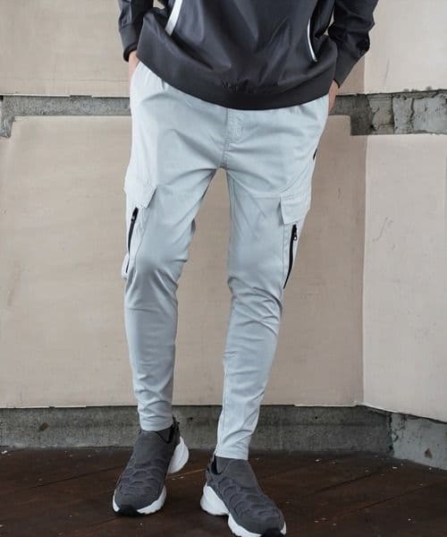 LUXE/R GOLF ストレッチ布帛カーゴパンツ 45940ICEM