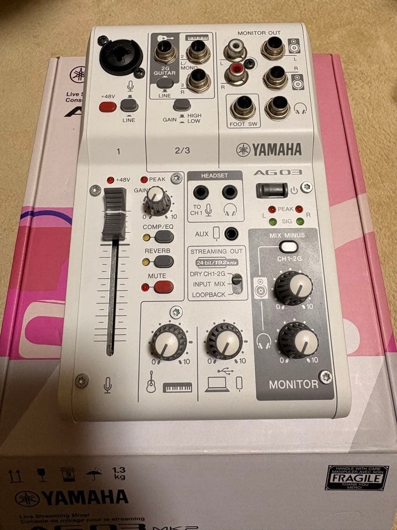 Yamaha AG03 MK2 + マランツ MPM-1000