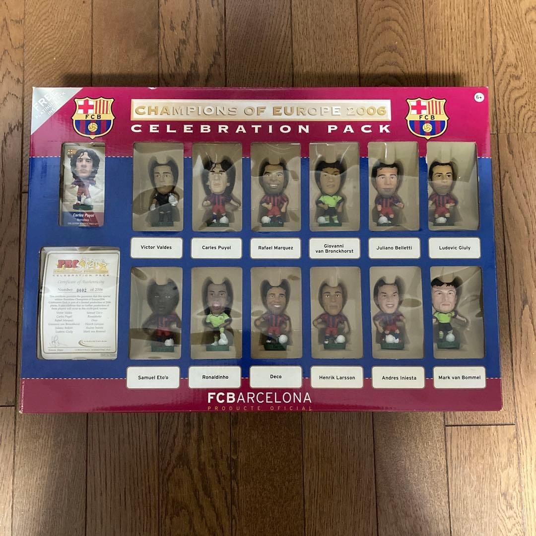 コリンシアン　バルセロナ　サッカーフィギュアチャンピオンズリーグ2006優勝記念