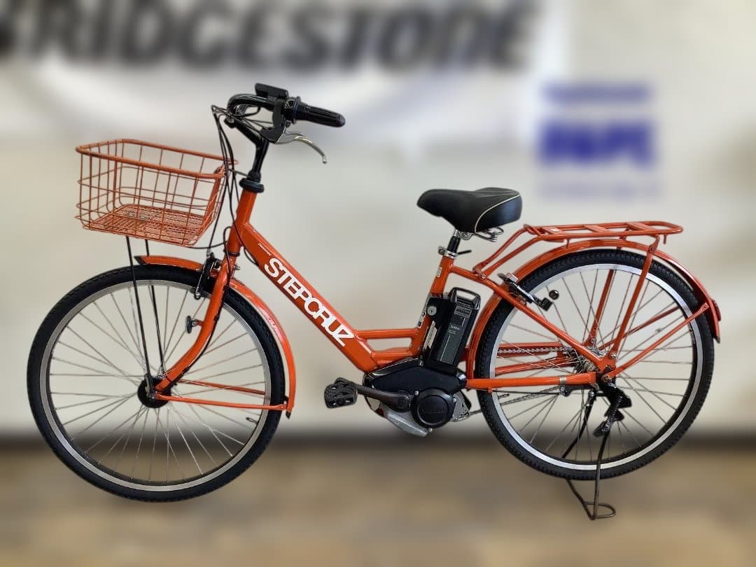 整備済☆送料込！ブリヂストン ステップクルーズe 26インチ 電動アシスト中古車