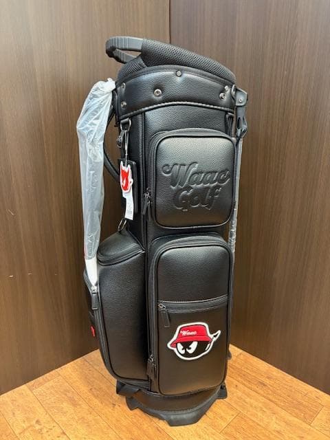 ワック BUCKET WAACK スタンド式キャディバッグ 黒