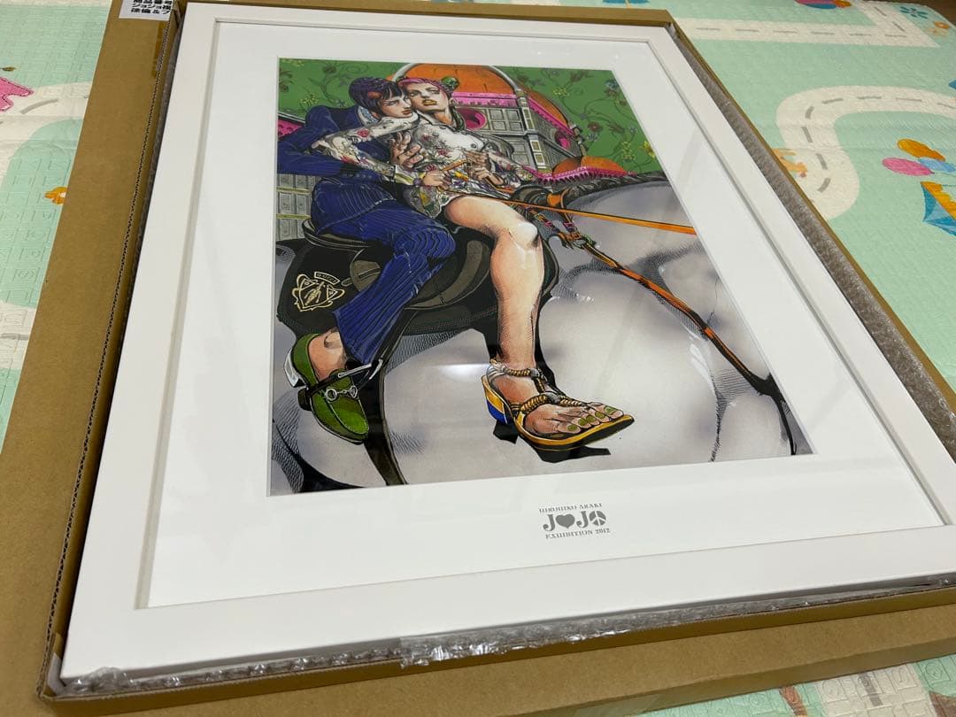 ジョジョの奇妙な冒険 複製原画 徐倫とブチャラティ グッチ