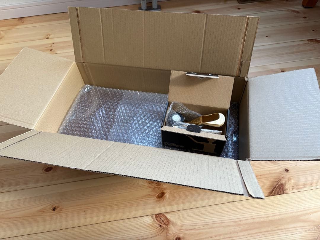 ピアノ足台(ウォルナット)アシストスツール & イージーペダル(箱、説明書)つき