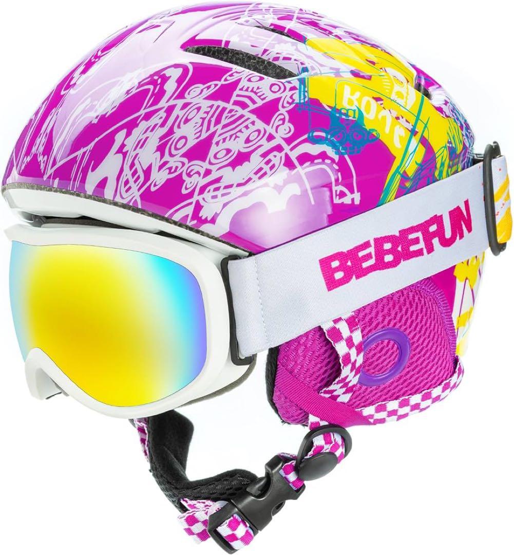 子供用 スキースケートヘルメット ASTM-2040 48-52cm Sサイズ