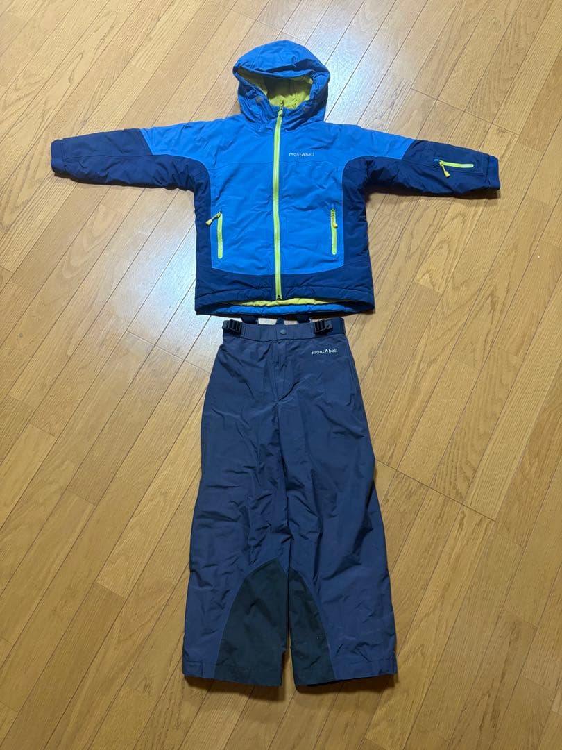 モンベル mont-bell スキーウェア 上下120 パウダーステップ