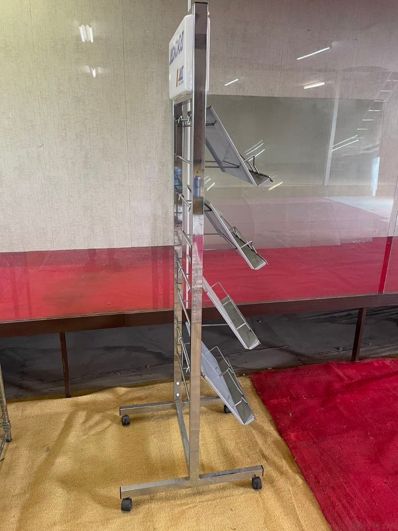 JAS 日本エアシステム ナイスウイング ラック ゴロ付き キャスター 広告　a