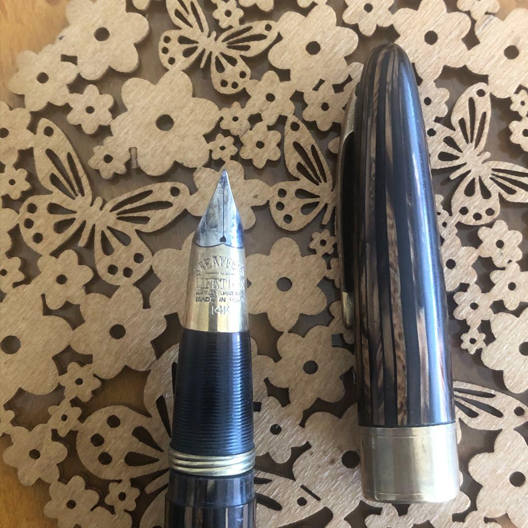 Sheaffer 万年筆　14k ブラウン