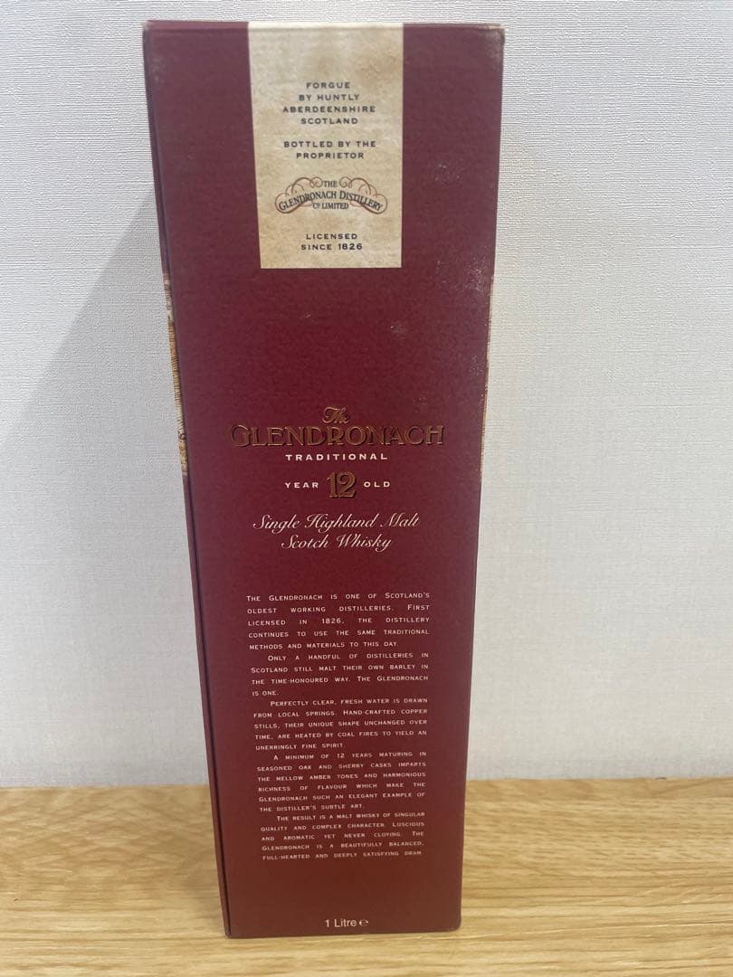 グレンドロナック GLENDRONACH 12年 シングルモルトウイスキー 1L