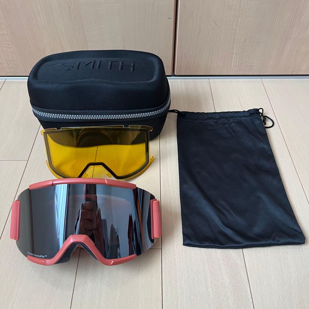 SMITH SQUAD スペアレンズ・ケース付