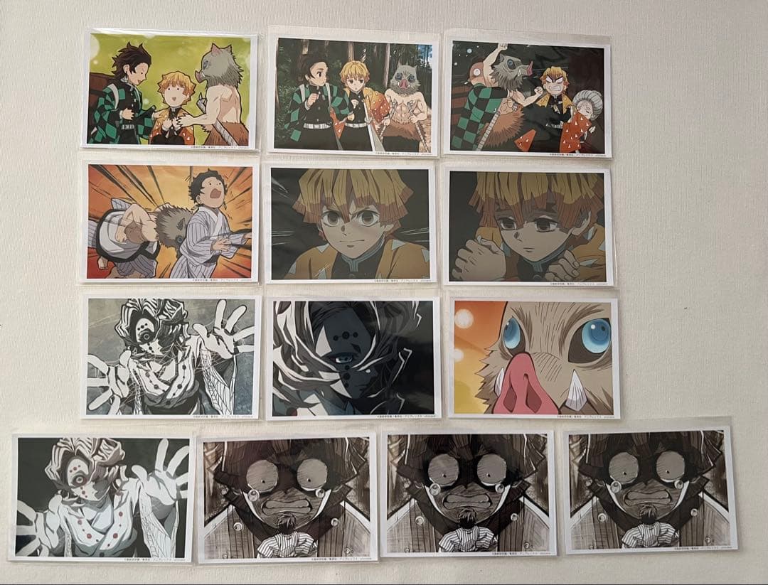 鬼滅の刃　場面写ブロマイド　かまぼこ　累　13枚セット
