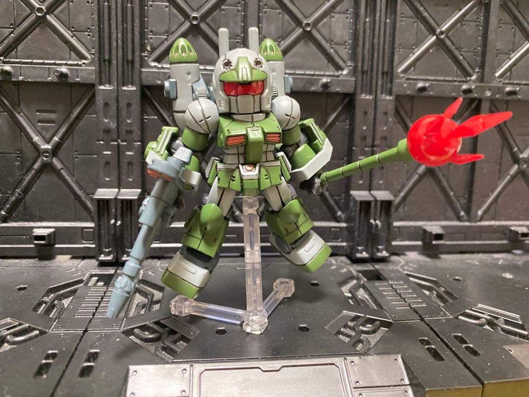 モビルスーツアンサンブル　オリジナル　ガンキャノン改造塗装品