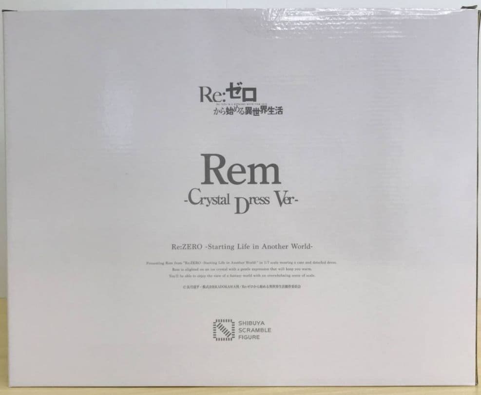 渋スク『レム -Crystal Dress Ver- 1/7スケールフィギュア』