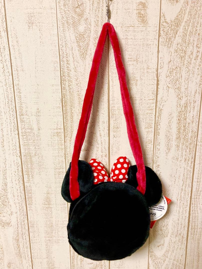 希少　美品タグ付　ビンテージ　ミニー　ぬいぐるみ　ショルダーバック