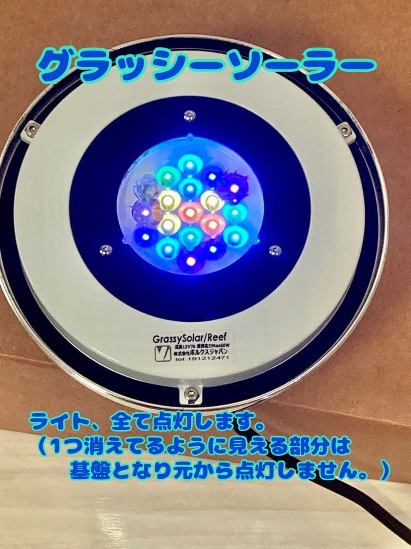 グラッシーソーラー　グラッシーシータス　ボルクスジャパン　ライト　ライトスタンド