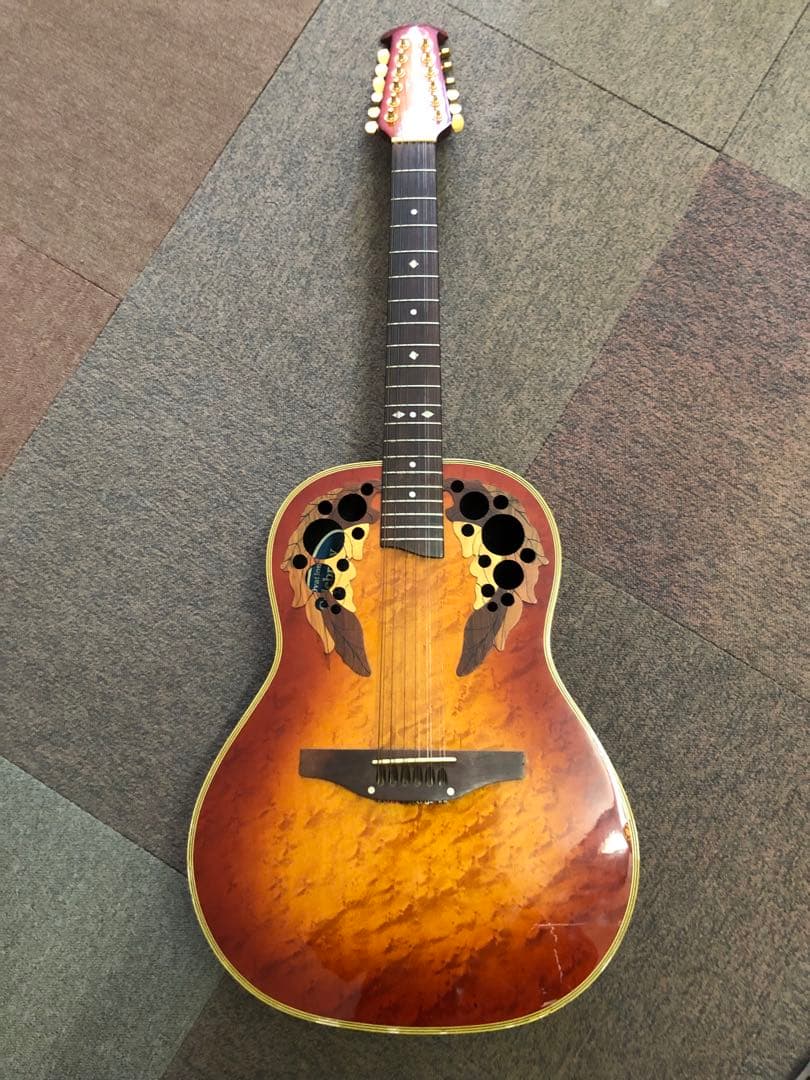 Ovation 12弦アコースティックギター 深胴