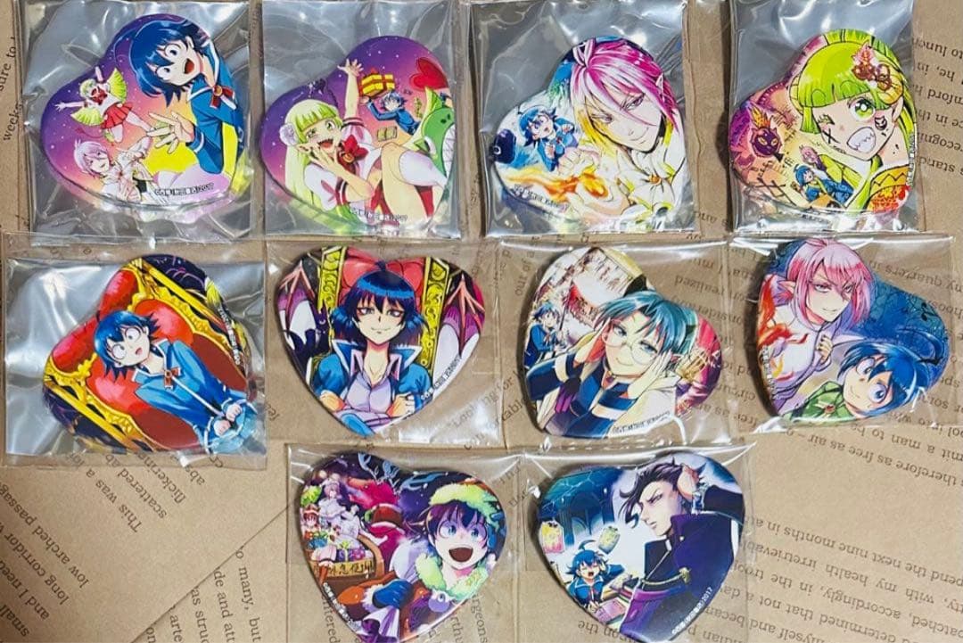 魔入りました!入間くん ハート缶バッジ セット