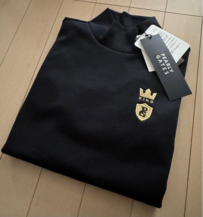 パーリーゲイツ 原プロモデル ブラック MFYハイネックカットソー サイズ00