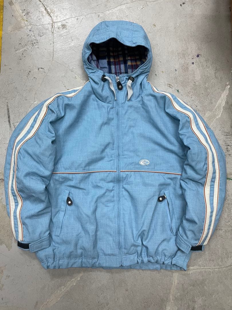 90s ESPERO アウター　スキーウェア　刺繍　y2k 水色　スノボウェア