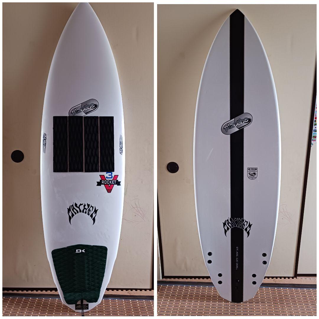 きゃさ　placeboプレセボ　サーフボード　V3ROCKET