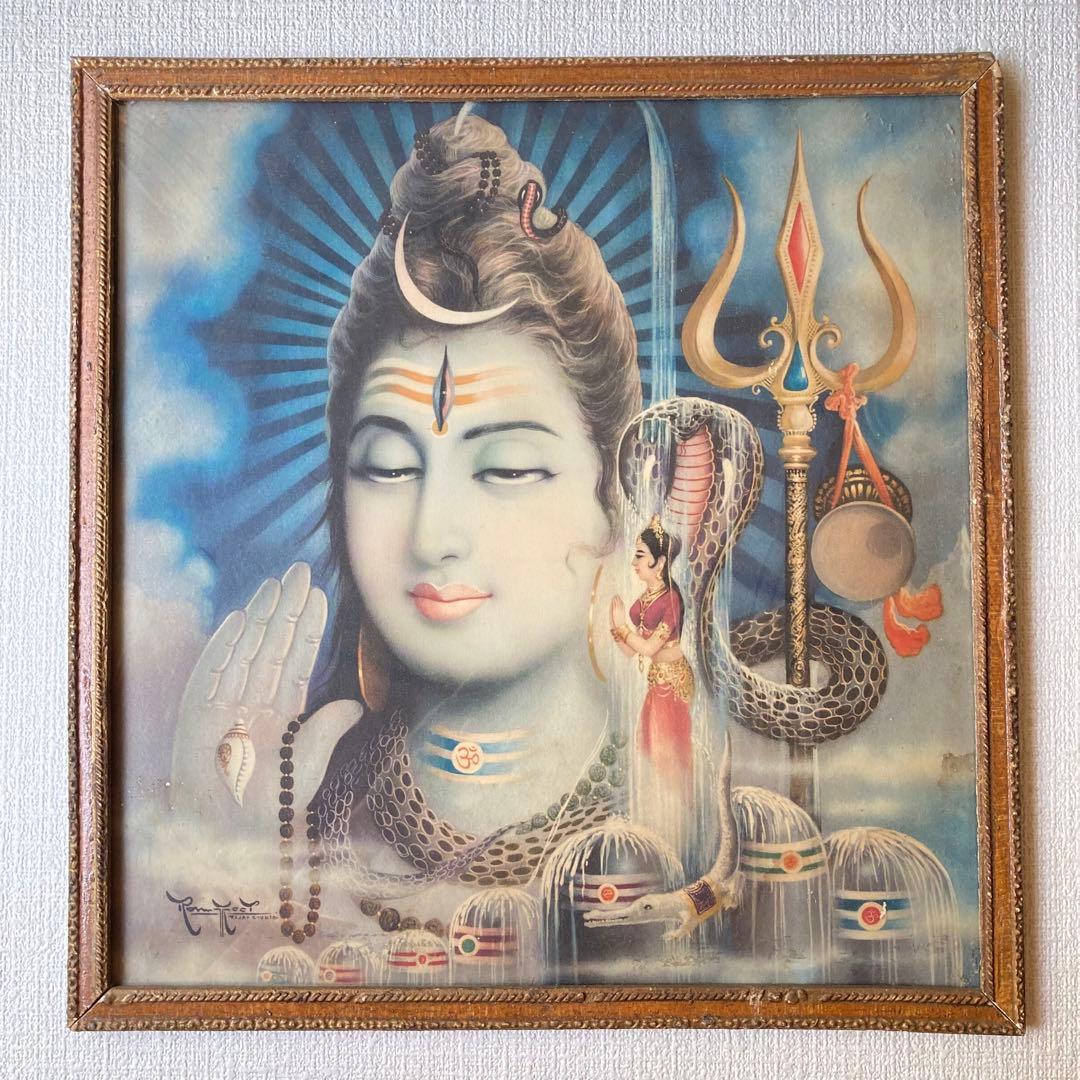 シヴァ　ビンテージポスター　　　　　額縁付