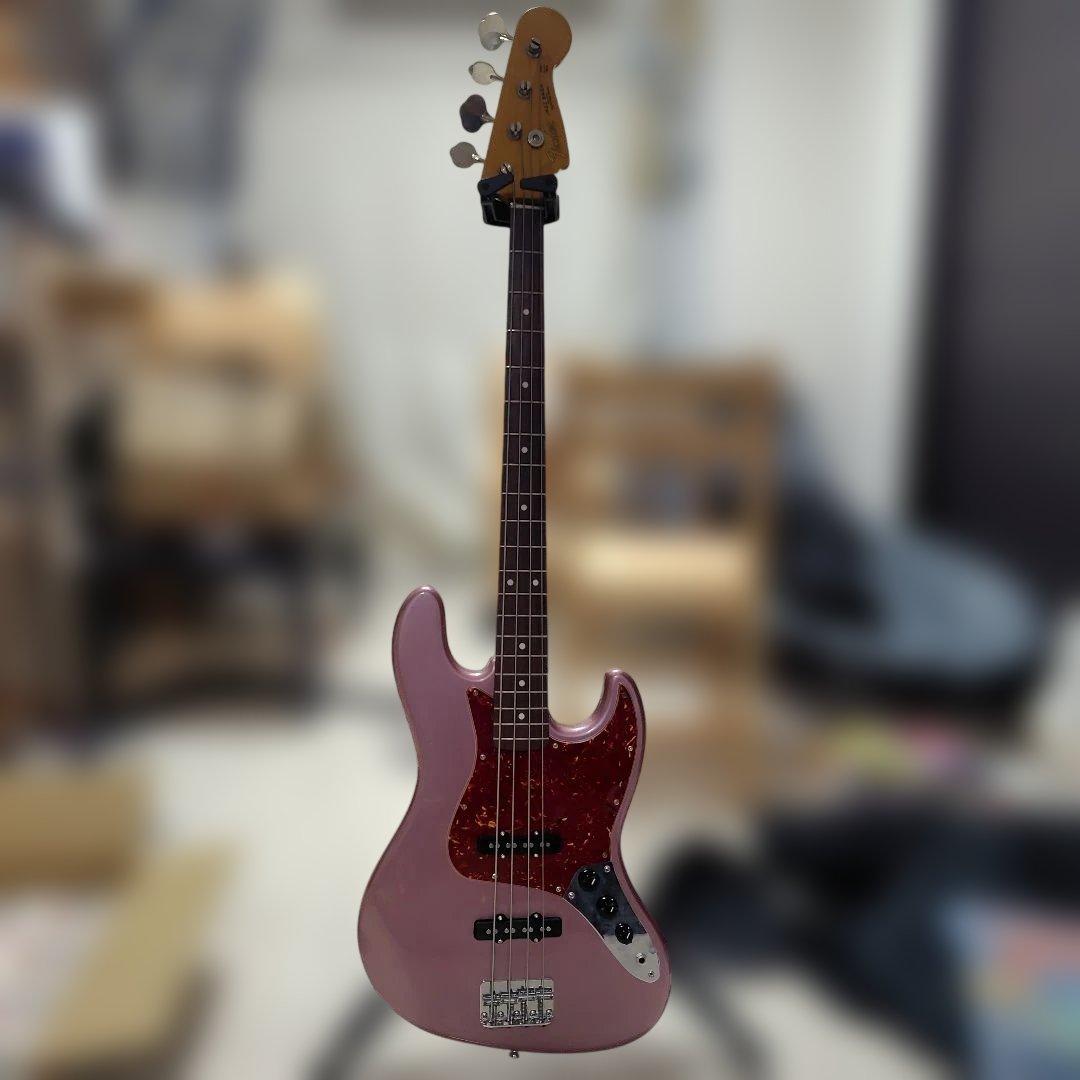 フェンダージャズベース・メイドインジャパンJDシリ バーガンディミストメタリック