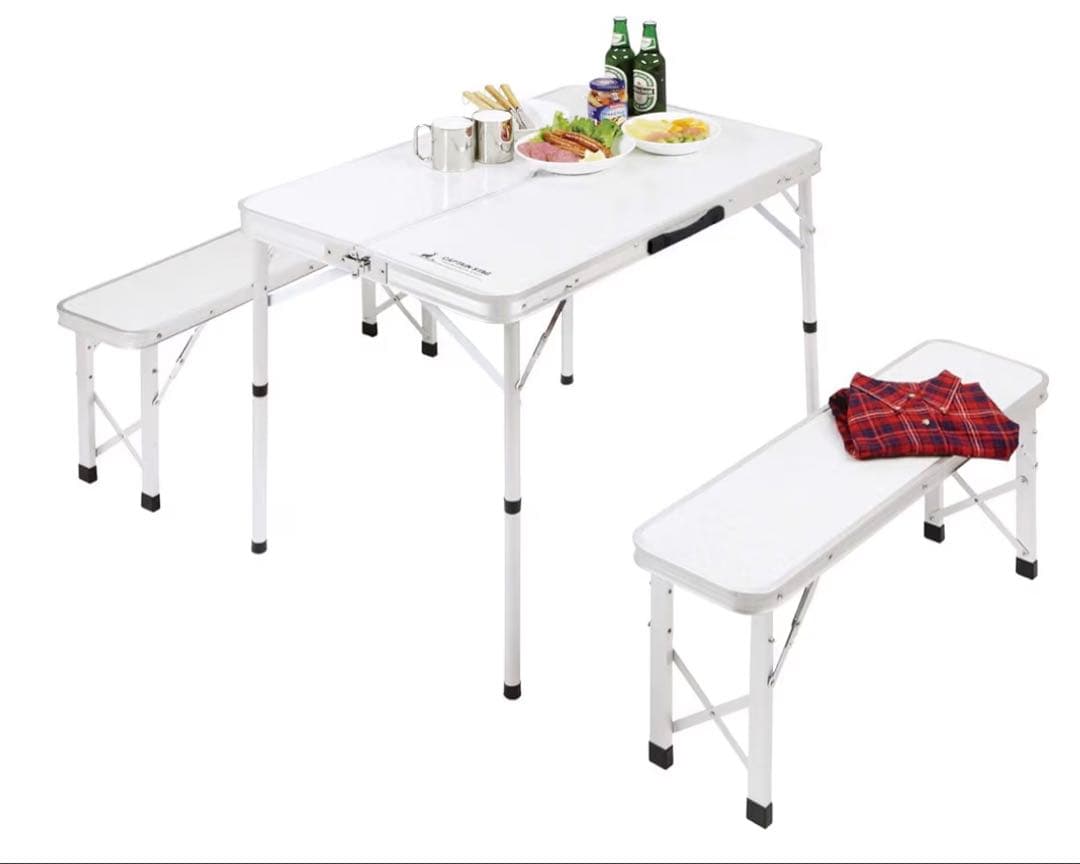 【新品未開封】キャプテンスタッグ ラフォーレ ベンチインテーブルセット UC-5