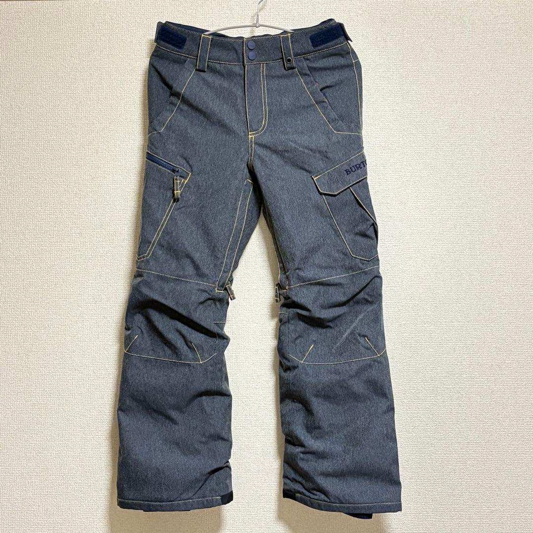 BURTON スノーボードウェア パンツ キッズ140cm デニム風