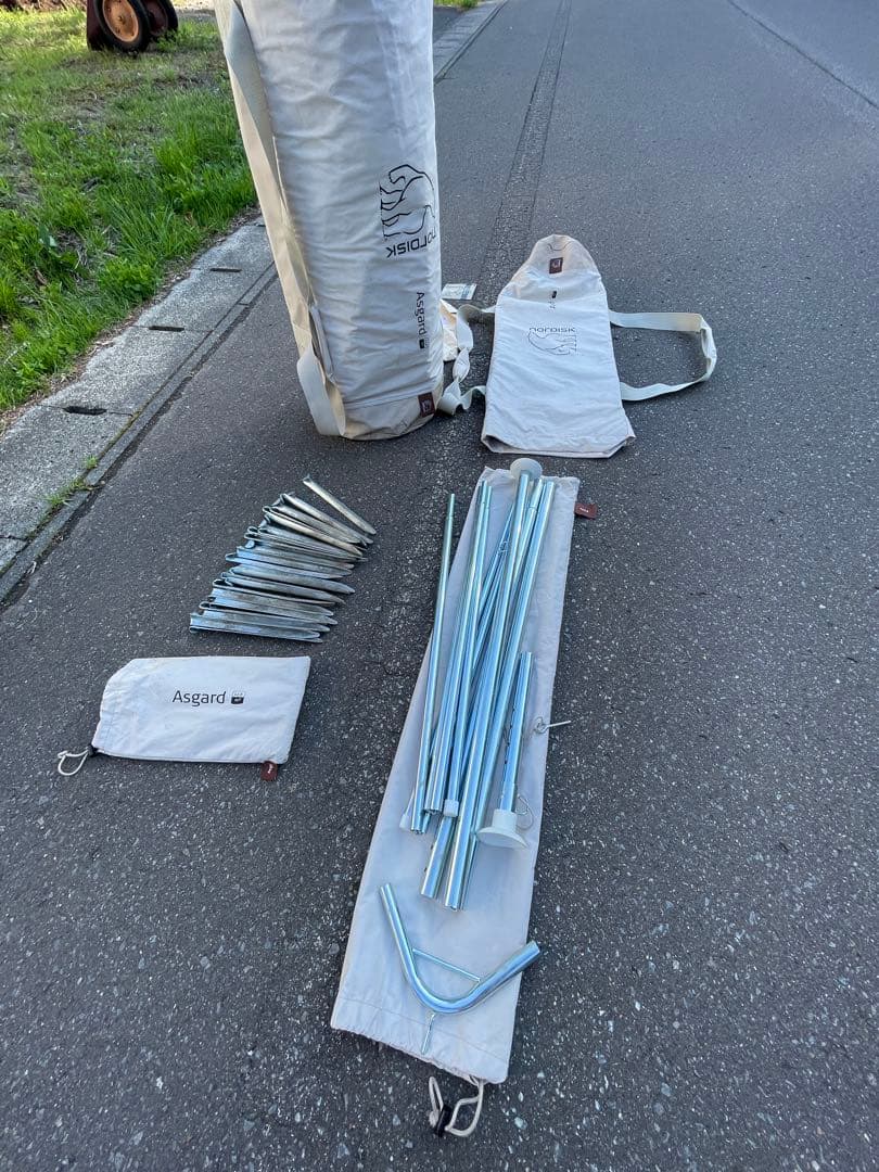 【美品】ノルディスク アスガルド12.6 フロアマット&社外グランドシート付き