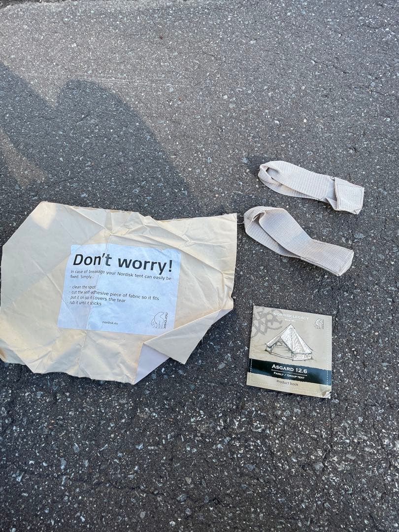 【美品】ノルディスク アスガルド12.6 フロアマット&社外グランドシート付き