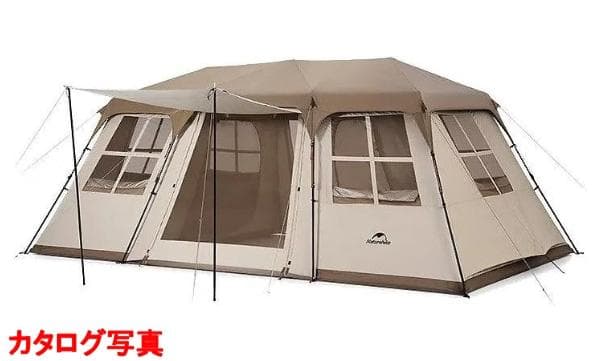 Naturehike ロッジ型 ワンタッチテント Village17 LED照明