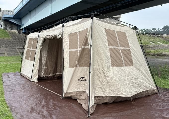 Naturehike ロッジ型 ワンタッチテント Village17 LED照明