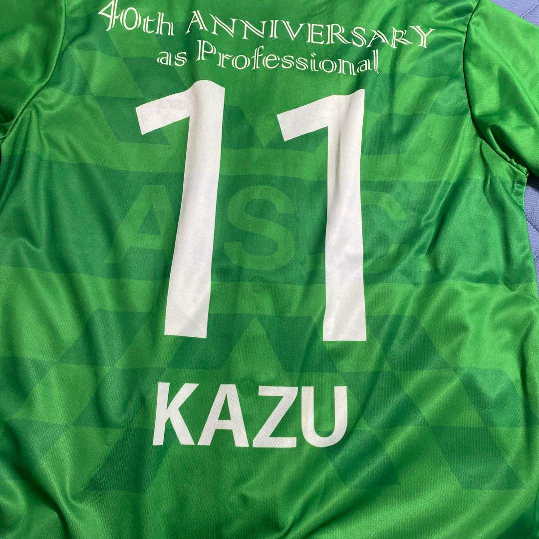 三浦知良 40周年特別記念試合 ベースボールシャツ アトレチコ