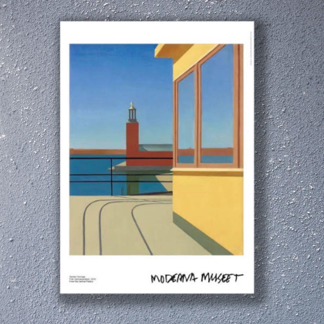 北欧スウェーデン限定 Torsten Jovinge 希少アートポスター