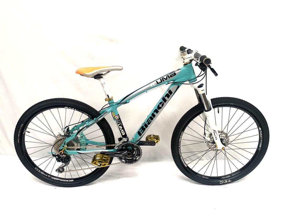 【即乘】送料無料 Bianchi 油圧式ディスクブレー MTB KUMA 30速
