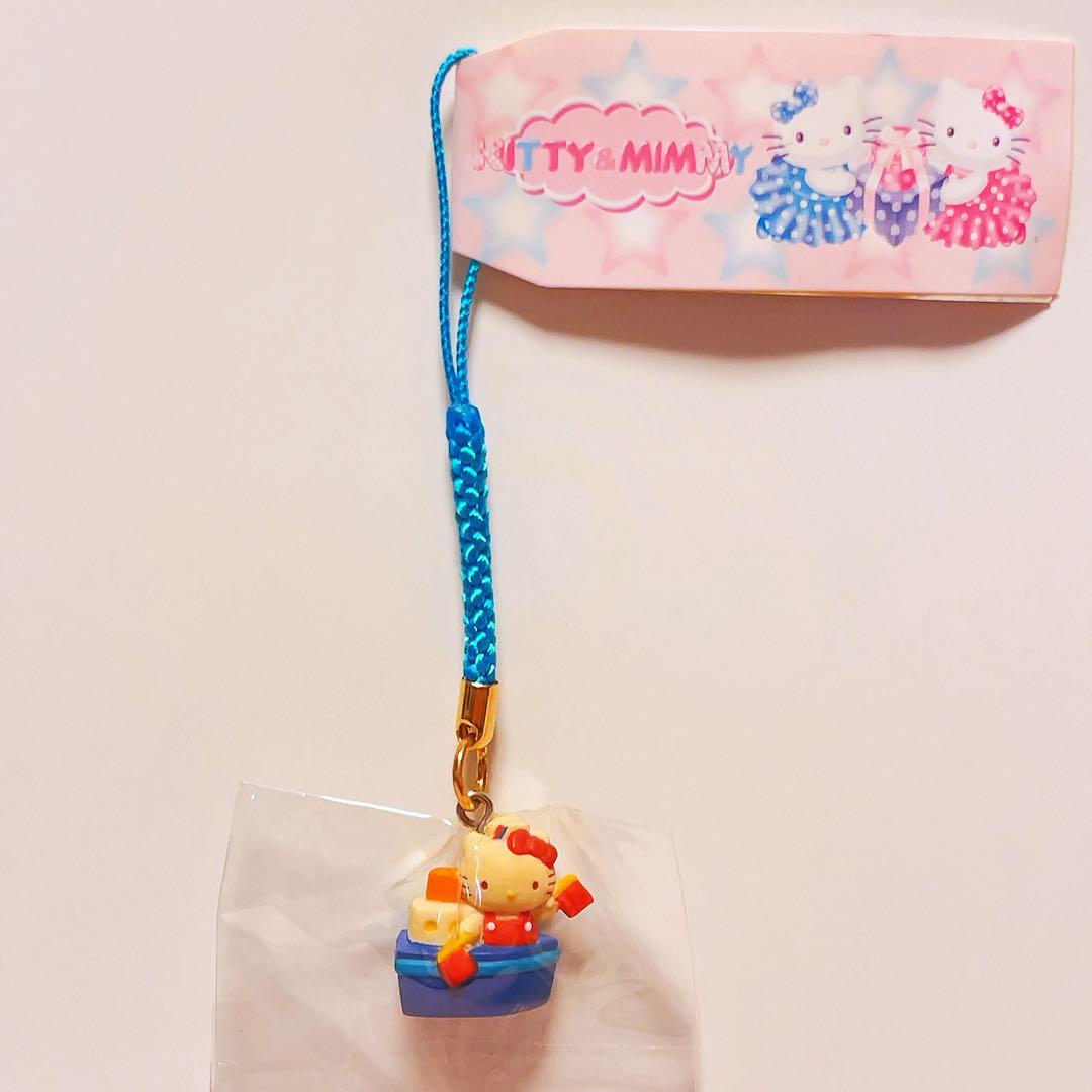 希少レア　ハローキティ　ミミィ　根付け　ネツケ　2002年製 フネ　サンリオ