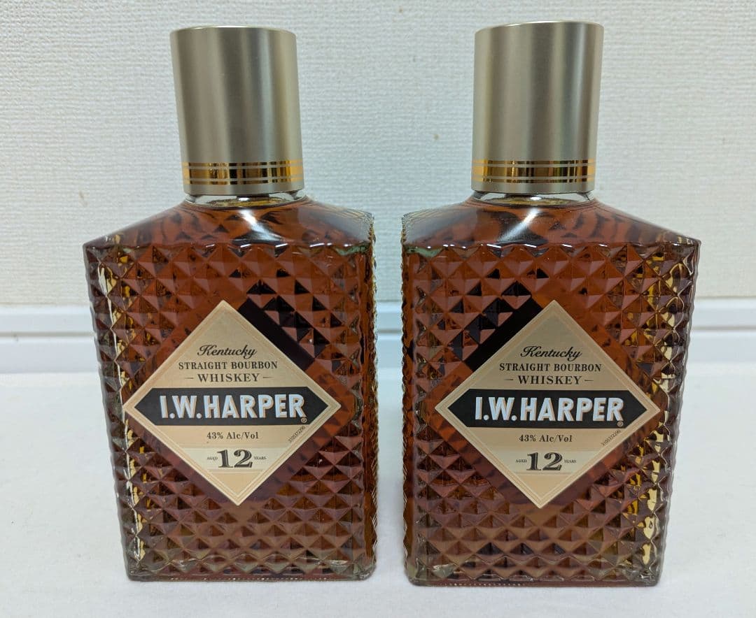 【激レア☆終売品】I.W. HARPER 12年 ウイスキー 750ml　2本