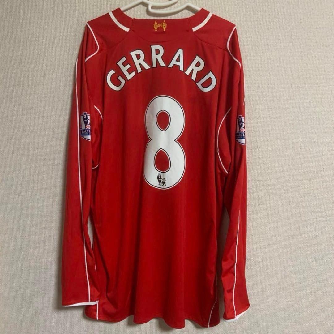 リバプール　ジェラード 14-15シーズン　長袖　ユニフォーム
