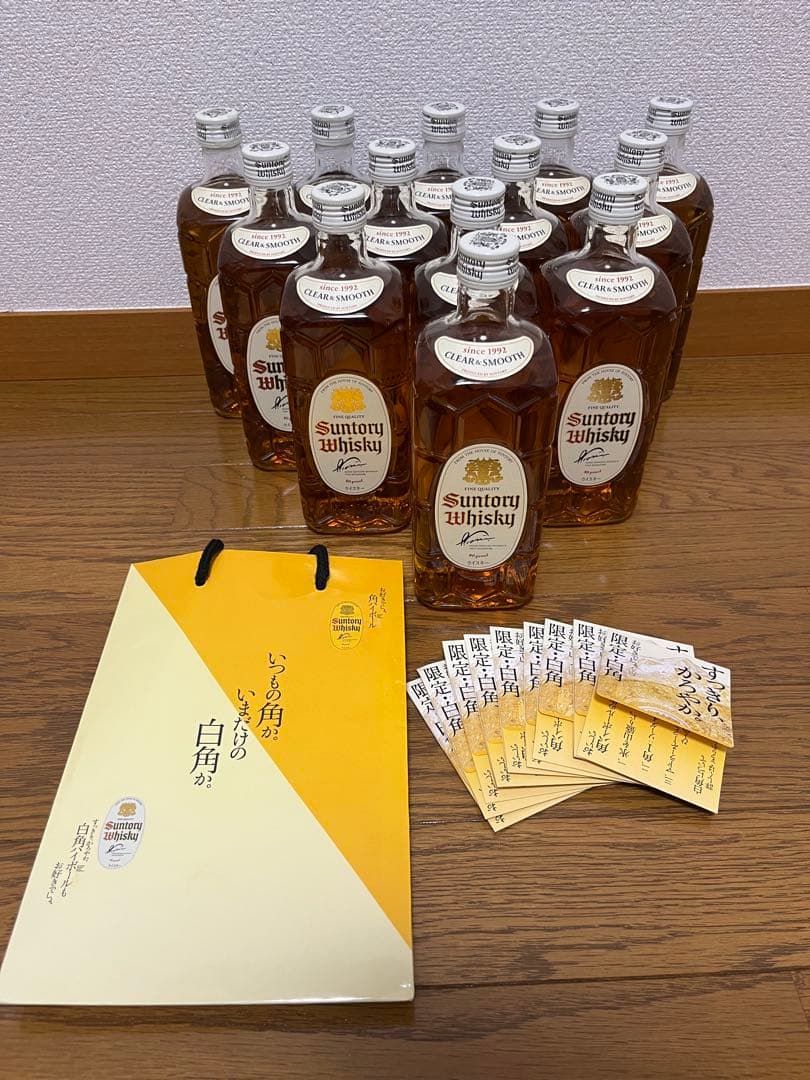 【週末特価・終売品】サントリーウイスキー 白角 700ml 13本