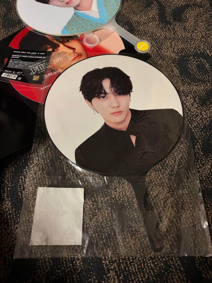 ENHYPENジョンウォン うちわ 11本+デコステッカー修正ステッカーセット